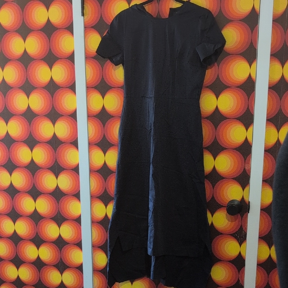 COS Dark Navy Assemetric Women's Dress